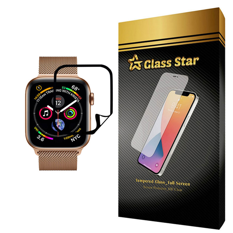 محافظ صفحه نمایش نانو گلس استار مدل PMGA-Glass مناسب برای اپل واچ سری 4 44 میلی متر