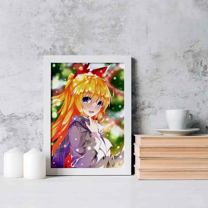 تابلو خندالو مدل انیمه عشق دروغین کد 17200