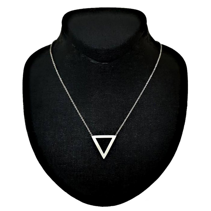 گردنبند نقره زنانه طرح مثلث