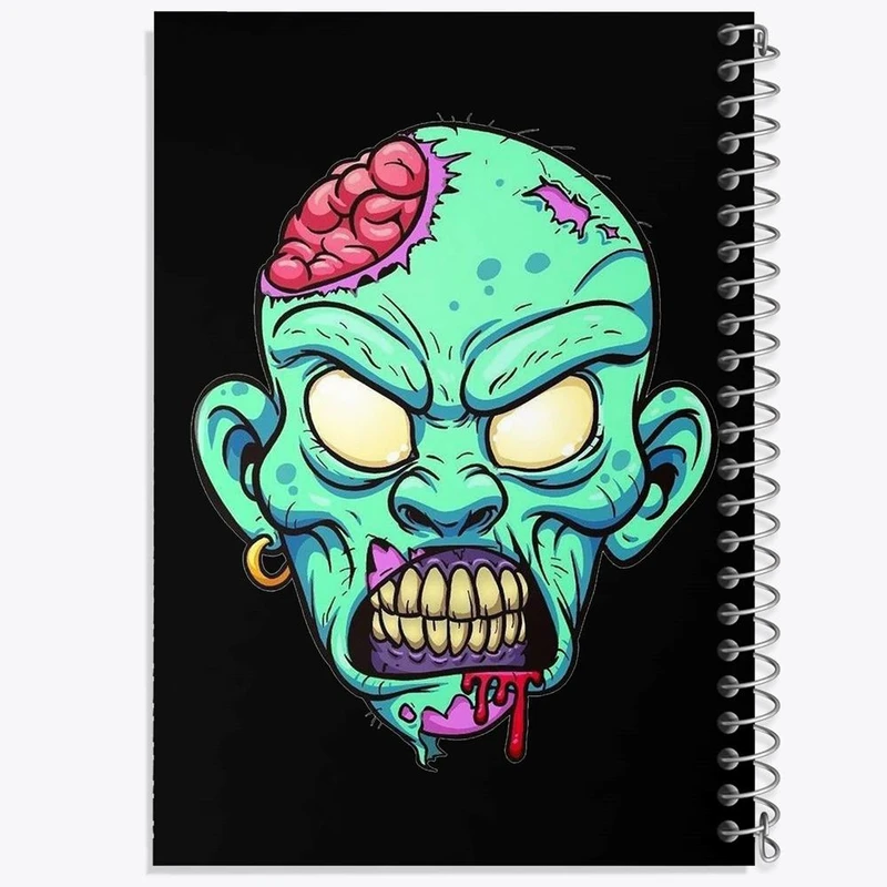 دفتر نت موسیقی 50 برگ خندالو مدل اسکلت   کد 1522