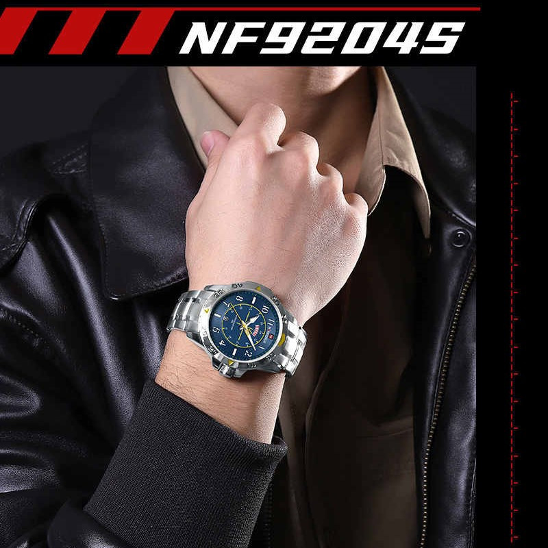 ساعت مچی عقربه‌ای مردانه نیوی فورس مدل NF9204SBE