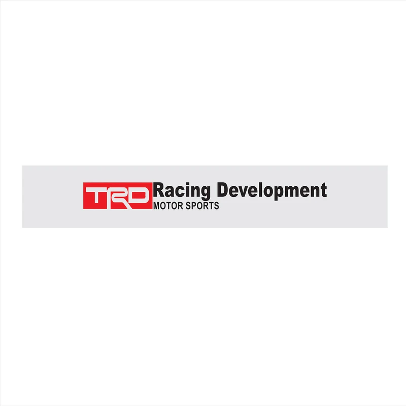 برچسب شیشه خودرو طرح ویندشیلد مدل آفتابگیر-TRD