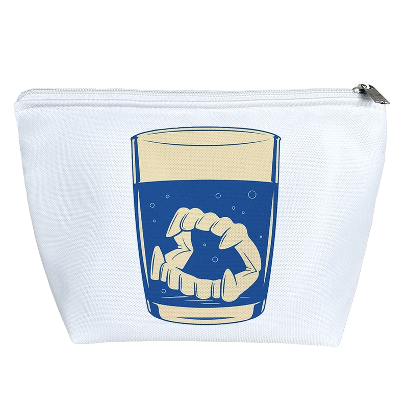 کیف لوازم آرایش دخترانه خندالو مدل دندون مصنوعی کد 7673