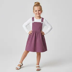 ست بلوز و سارافون دخترانه دل آویز مدل T385