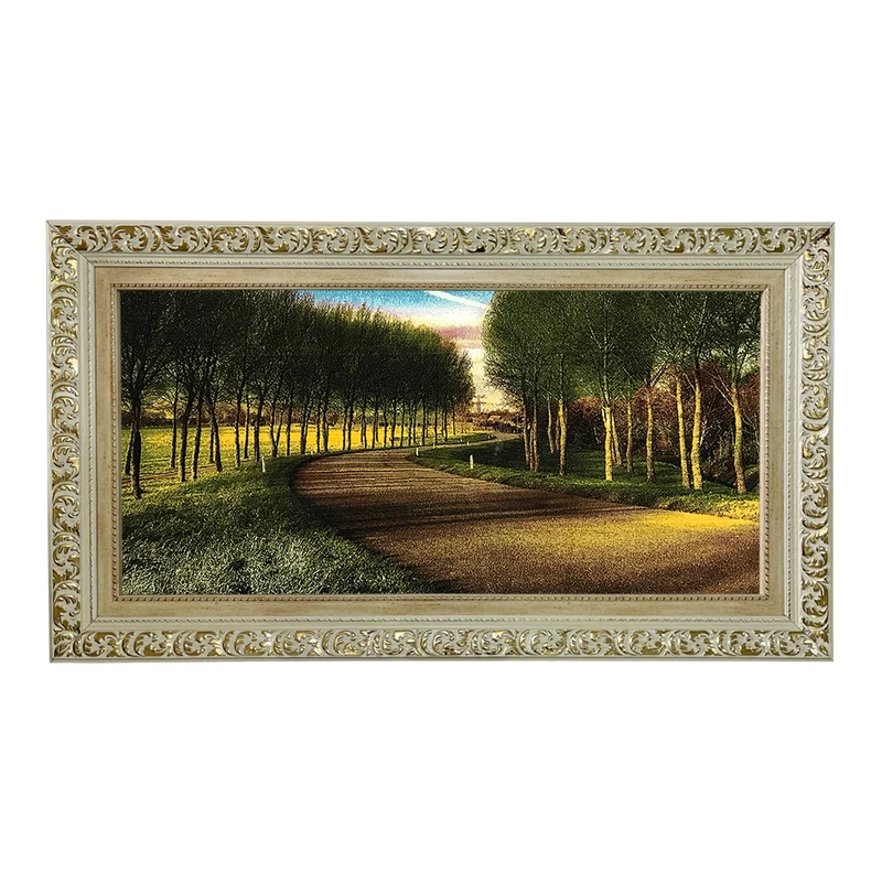 تابلو فرش ماشینی طرح دستبافت مدل منظره کد 7673