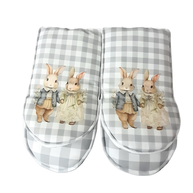 دستکش فر طرح خرگوش مدل سنجدی کد K-10069-O بسته2 عددی