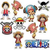 استیکر لپ تاپ راتیانا مدل one piece مجموعه  10 عددی