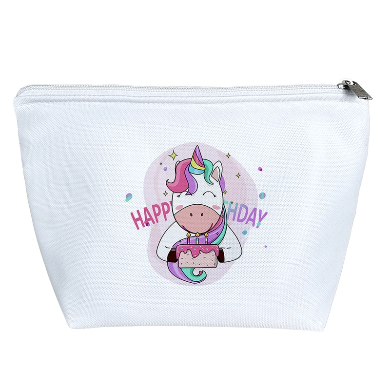 کیف لوازم آرایش دخترانه خندالو مدل تولدت مبارک کد 1871