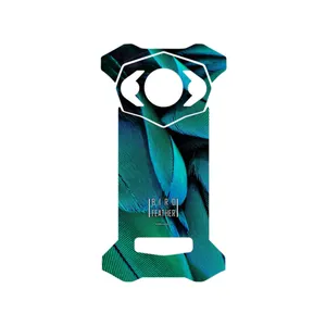 MAHOOT Green Feather Cover Sticker for Doogee S98 Pro