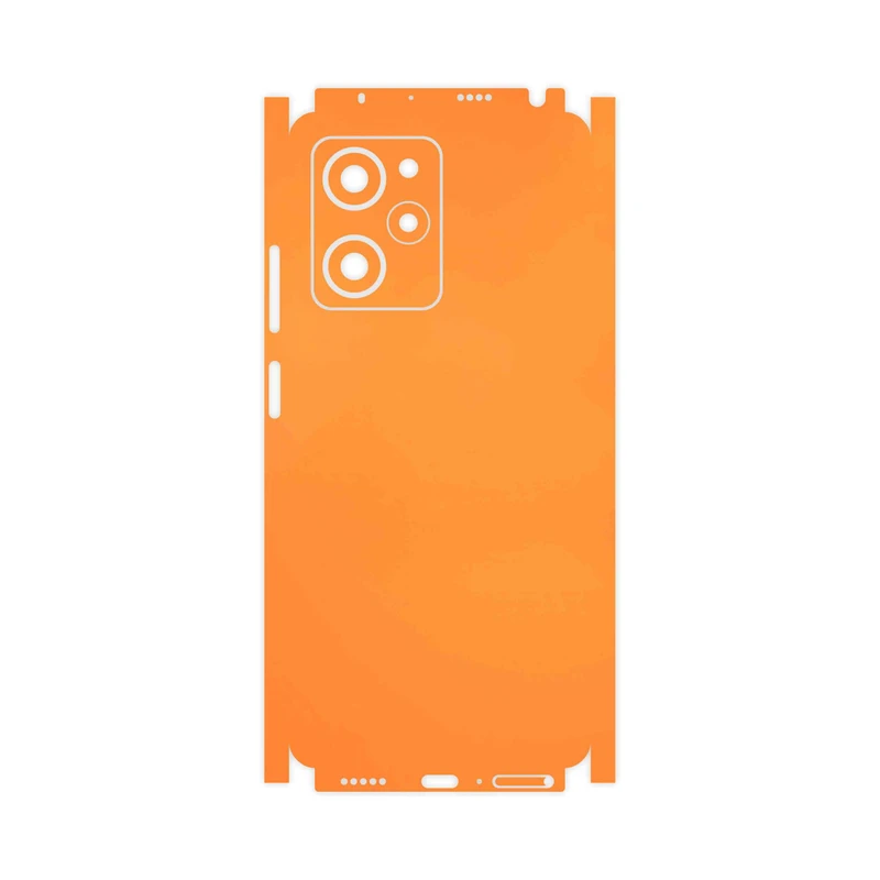 برچسب پوششی ماهوت مدل Matte-Orange-FullSkin مناسب برای گوشی موبایل شیائومی Poco X5 Pro