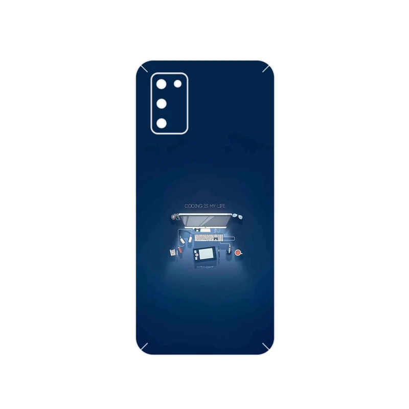برچسب پوششی ماهوت مدل Programming 3 مناسب برای گوشی موبایل سامسونگ Galaxy A03S