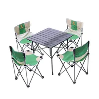 میز و صندلی سفری تاشو 4 نفره پکینیو مدل PKN-G1016 بسته 5 عددی