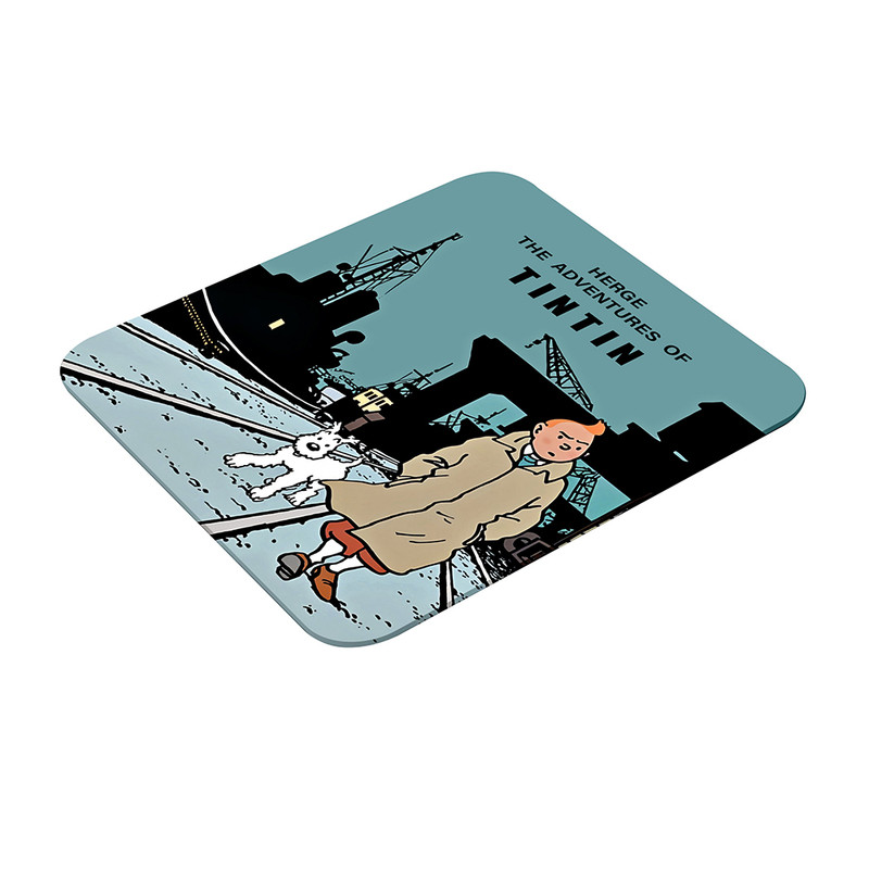ماوس پد طرح تن تن در بندرگاه مدل tintin کد 01