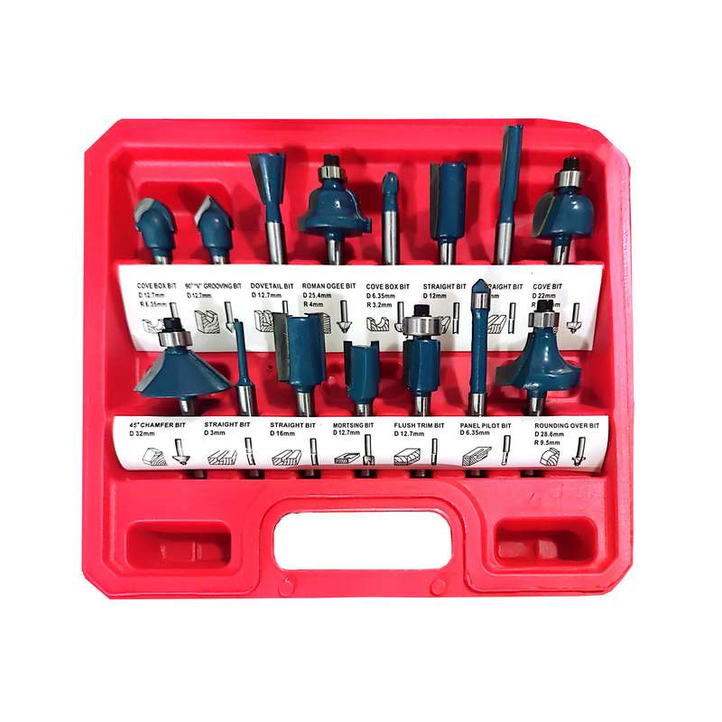 مجموعه 15 عددی تیغ اور فرز دیاکو مدل 8848