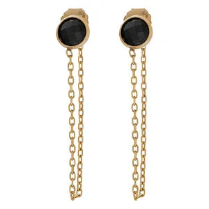 گوشواره طلا 18 عیار زنانه الن نار مدل N0634