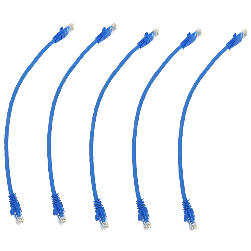 پچ کورد Cat6 بلدن 30سانتیمتر utp مدل 4040005 بسته 5 عددی