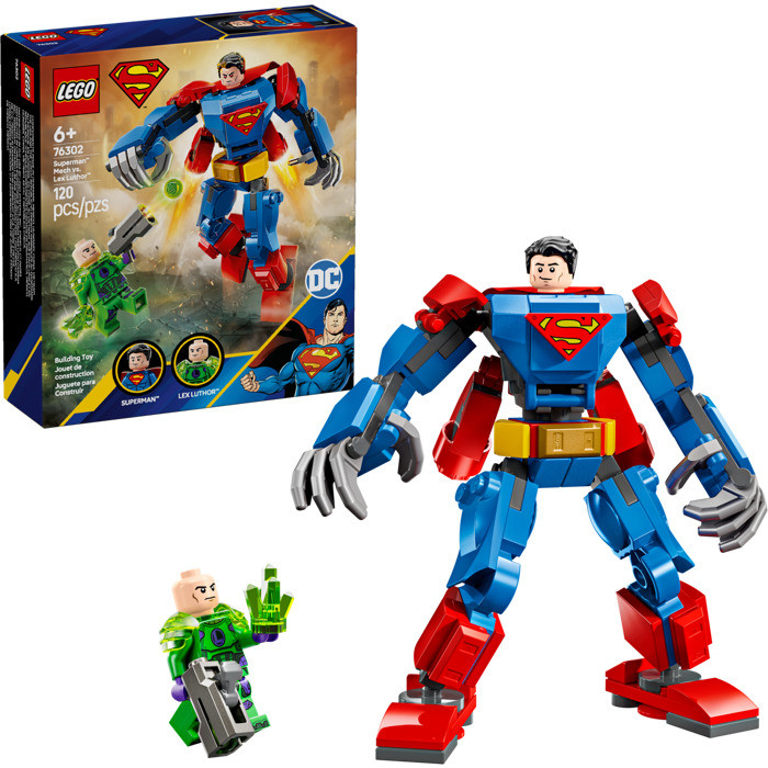 لگو سری دی سی مدل Superman Mech vs Lex Luthor کد 76302