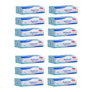 دستمال کاغذی 100 برگ دو لایه ریحانه مدل اقتصادی بسته 14 عددی