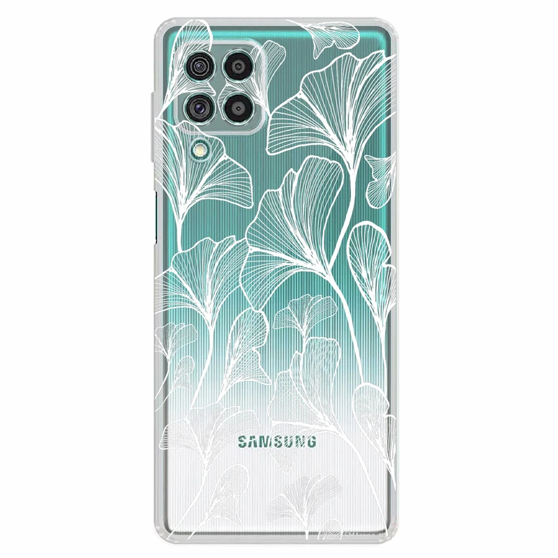 کاور مگافون طرح برگ مدل C51-W مناسب برای گوشی موبایل سامسونگ Galaxy A22 4G