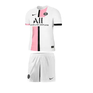ست پیاهن و شلوارک ورزشی مدل پاریس سنت ژرمن Messi-2021-2