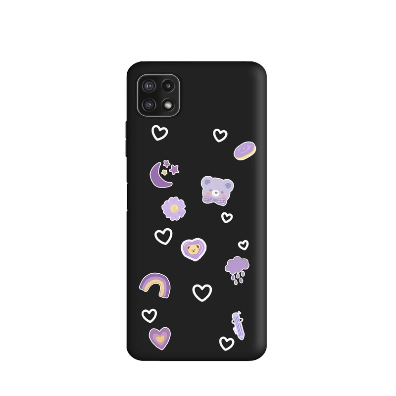 کاور طرح خرس فانتزی کد t4016 مناسب برای گوشی موبایل سامسونگ Galaxy A22 5g