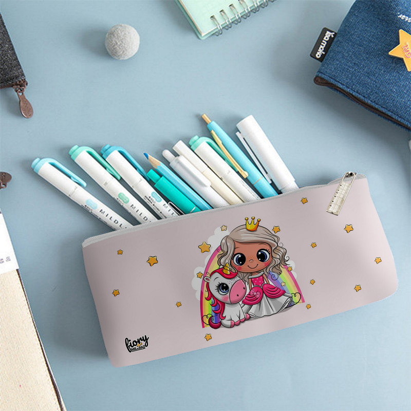 جامدادی مستر راد مدل پرنسس و اسب تک شاخ کد fiory 1972