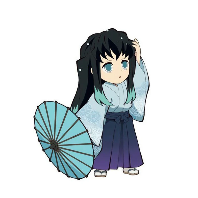 استیکر لپ تاپ و موبایل مدل انیمه طرح شیطان کش مویچیرو توکیتو demon slayer Muichiro Tokito کد 410