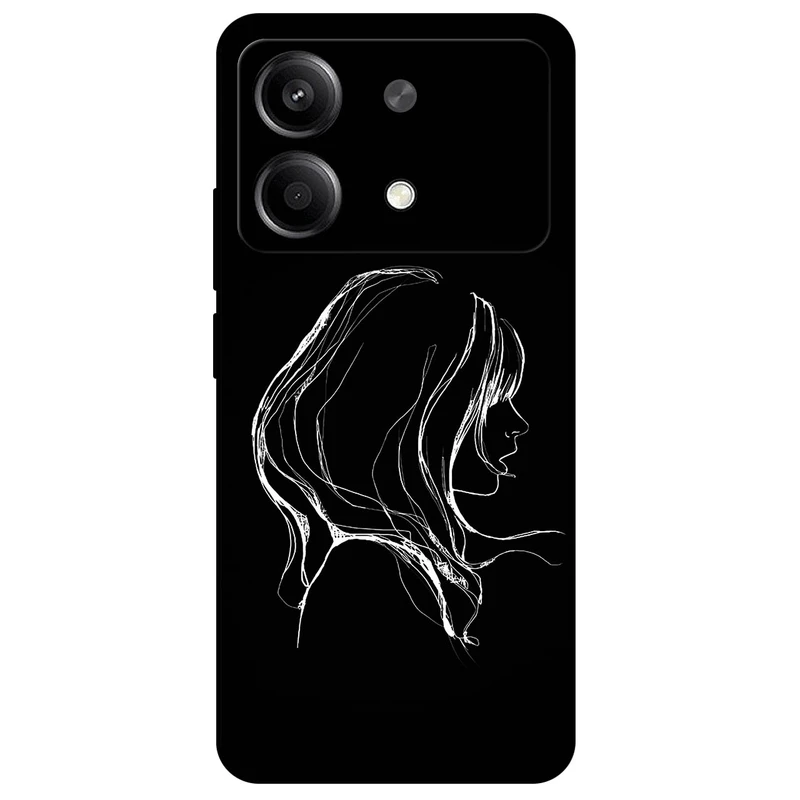 کاور مگافون طرح دخترانه مدل 7766 مناسب برای گوشی موبایل شیائومی Redmi Note 13R Pro  