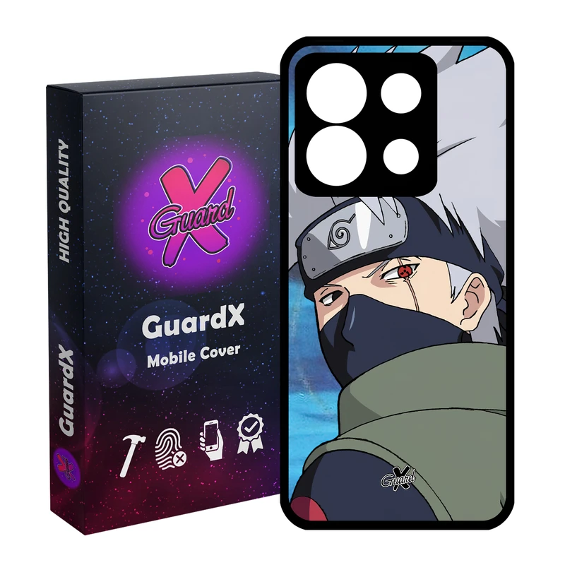 کاور گارد ایکس طرح Kakashi Anime مدل Glass10523 مناسب برای گوشی موبایل شیائومی Redmi Note 13 5G