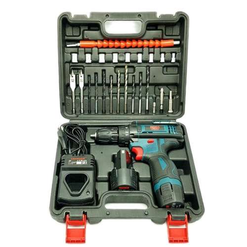 دریل پیچ گوشتی شارژی صنعتی باس 25 عددی مدل NEW2022BS1218V