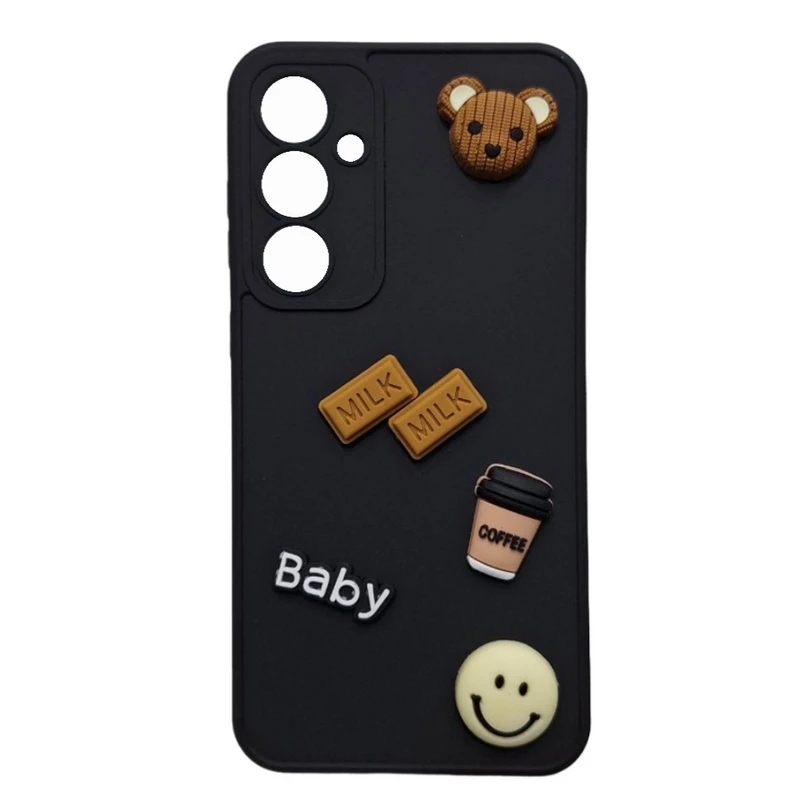 کاور طرح میلک عروسکی مدل S23fe مناسب برای گوشی موبایل سامسونگ Galaxy S23 FE