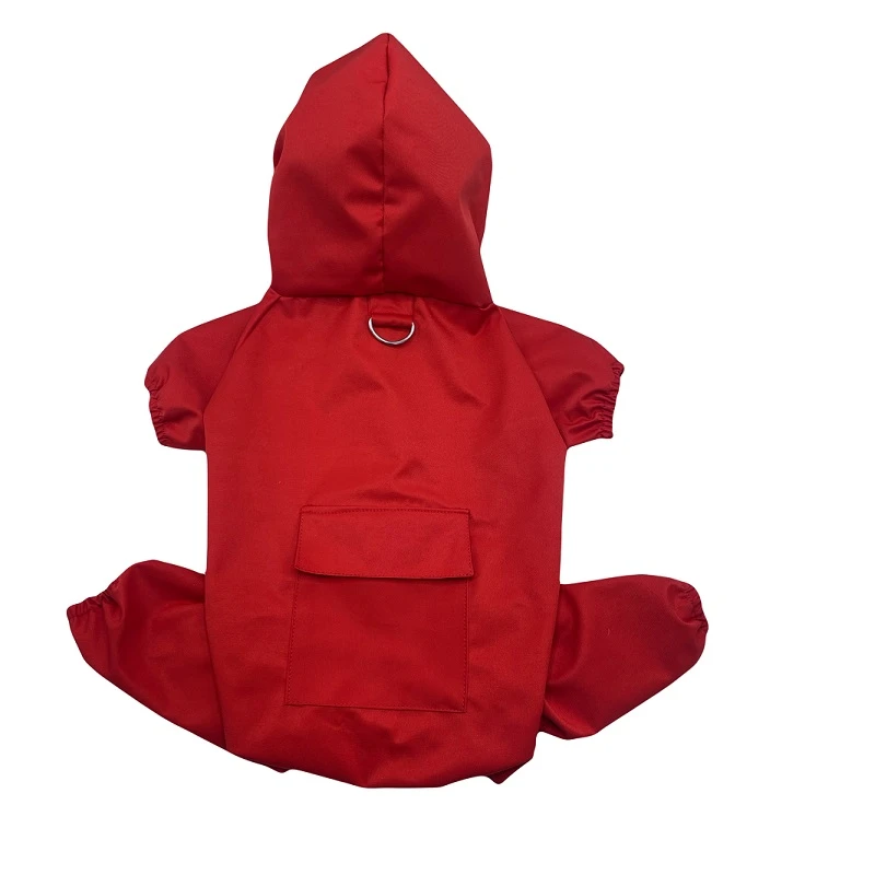 لباس سگ و گربه مدل بارانی سرهمی 1 سایز XL