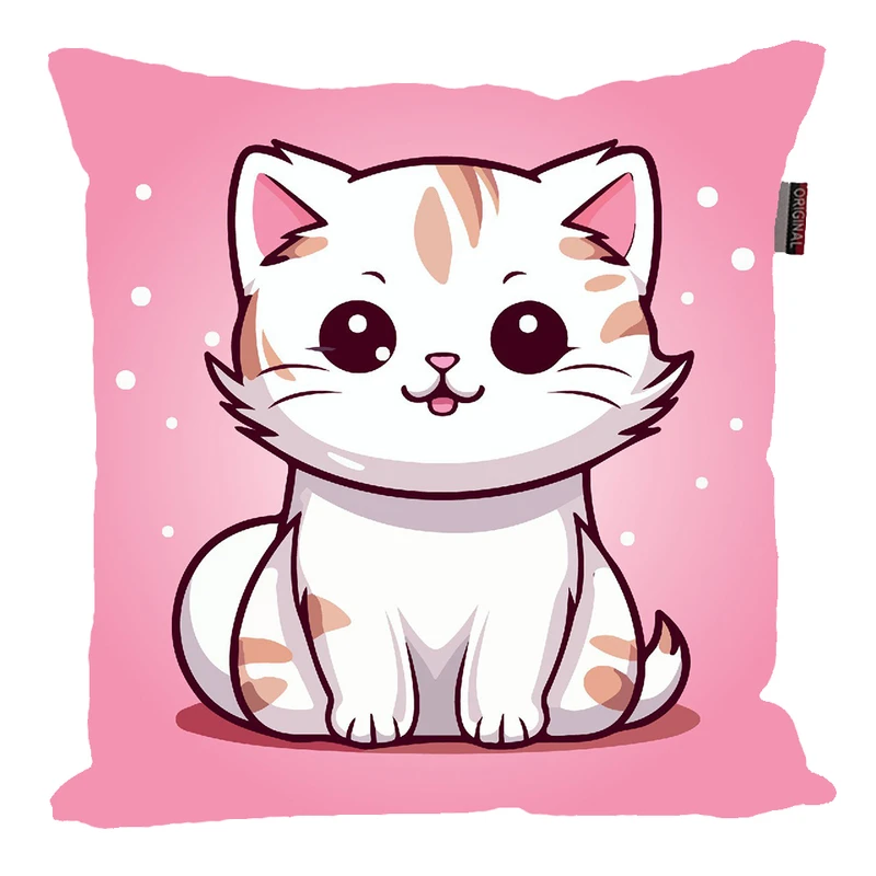 کوسن ناریکو مدل فانتزی طرح گربه کد 01114