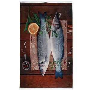 فرش ماشینی محتشم طرح آشپزخانه کد 101402 