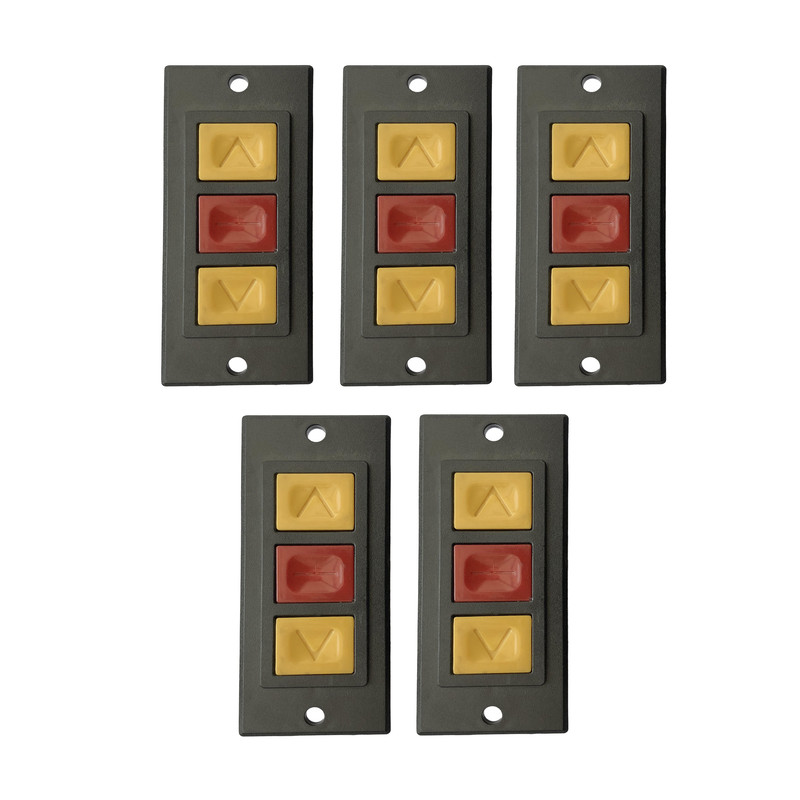 کلید استاپ و استارت کرکره برقی کد 031 مجموعه 5 عددی