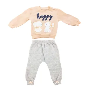 ست سویشرت و شلوار دخترانه مدل baby hi 398