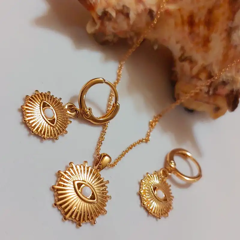 نیم ست زنانه مدل چشم