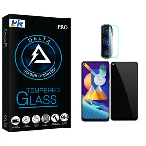 PK Delta Glass Privacy Ceramics Screen Protector For Samsung Galaxy M11 With Camera Lens Protector