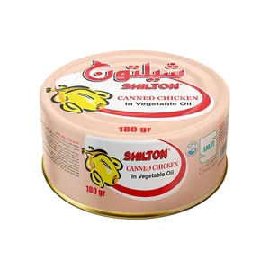 کنسرو مرغ در روغن گیاهی شیلتون - 180 گرم