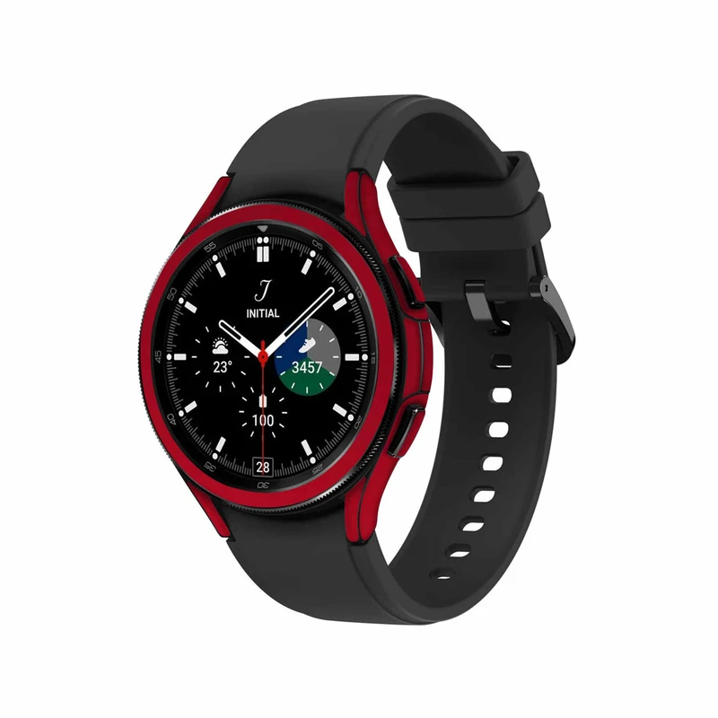  برچسب ماهوت طرح Matte-Warm-Red مناسب برای ساعت هوشمند سامسونگ Watch4 Classic 46mm