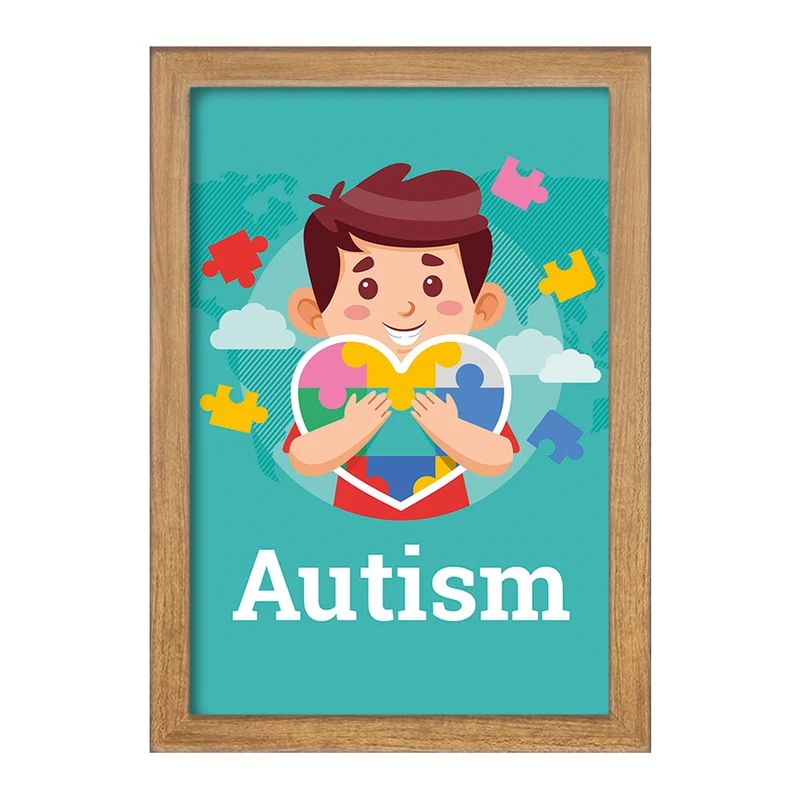 تابلو خندالو مدل اتیسم Autism کد 26716