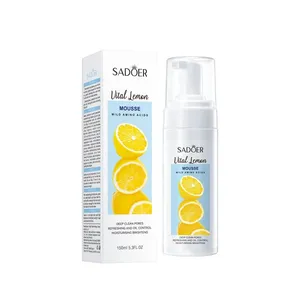 فوم شست‌وشوی صورت سادور مدل لیمو و آمینو اسید مناسب انواع پوست حجم 150 میلی‌لیتر