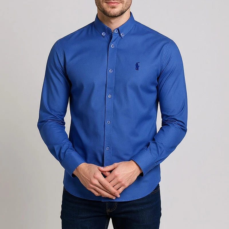 پیراهن آستین بلند مردانه مدل BMZR1120-10