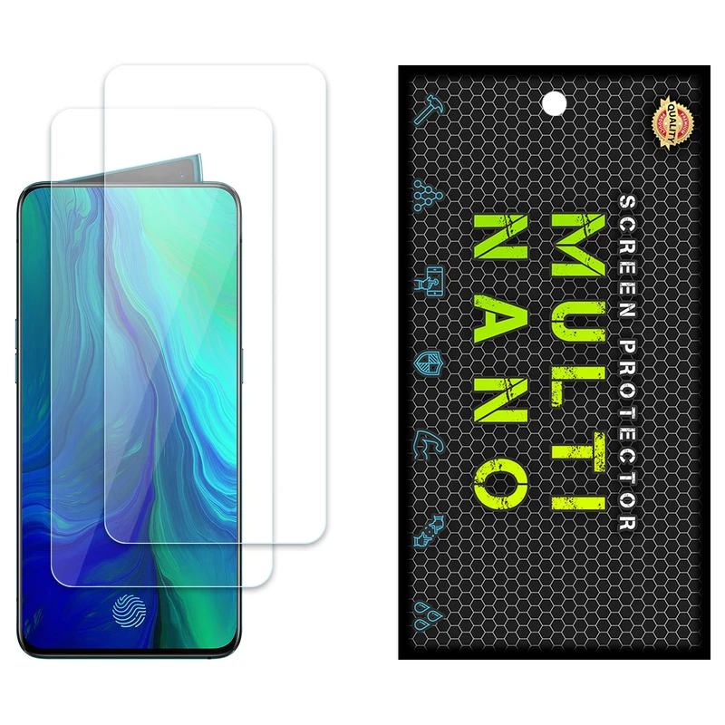 محافظ صفحه نمایش مولتی نانو مدل X-S2N مناسب برای گوشی موبایل اوپو Reno 10x zoom بسته دو عددی