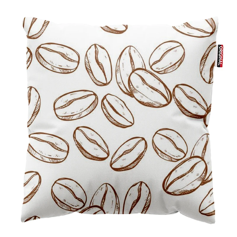  کوسن پاد آفرین طرح قهوه کافی کافه coffee کد 3991 سایز 30*30 سانتی متر