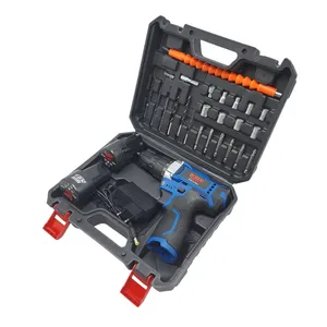 دریل پیچ گوشتی شارژی صنعتی بوشو مدل 18V مجموعه 28 عددی