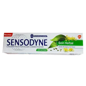 خمیر دندان سنسوداین مدل Soin Herbal حجم 75 میلی لیتر
