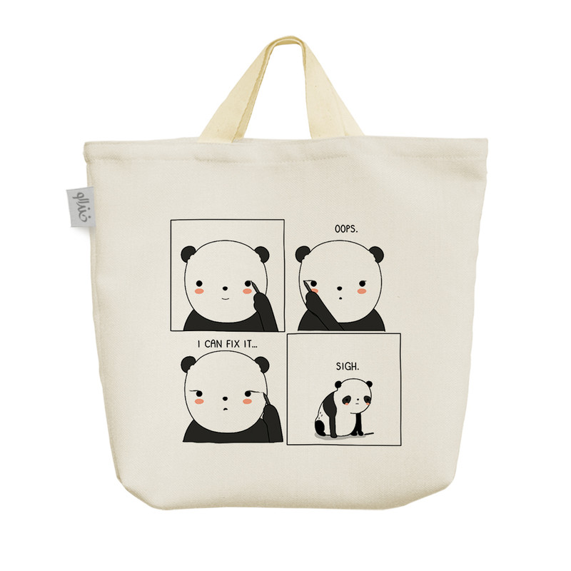 ساک خرید خندالو مدل پاندا کد H237