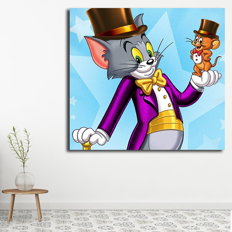  تابلو کودک و نوزاد مدل تام و جری کد 24