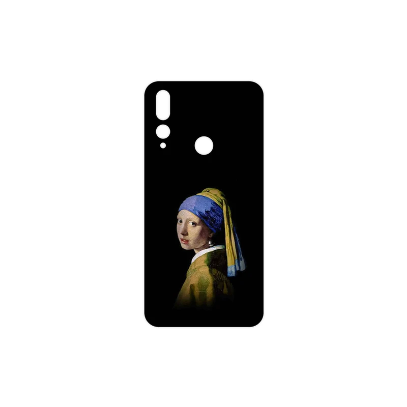 برچسب پوششی ماهوت مدل Girl with a Pearl Earring of Vermeer مناسب برای گوشی موبایل هوآوی Y9 Prime 2019